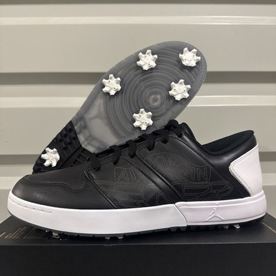 A新品 29.5㎝ ナイキ ゴルフ ジョーダン NU レトロ1G FZ415 Nike Jordan Nu Retro 1 Low Golf Shoe Black White Men's Size 9.5