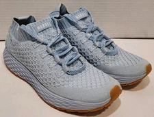 NOBULL Diamond Knit Runner Light Blue Running Shoes Men's Sz 7.5 Women's Sz 9
