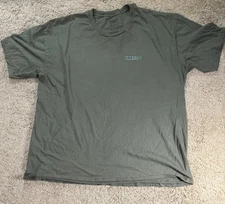 5.11 Tactical Shirt Men's XXL Green Short Sleeve Lightweight Breathable Outdoor