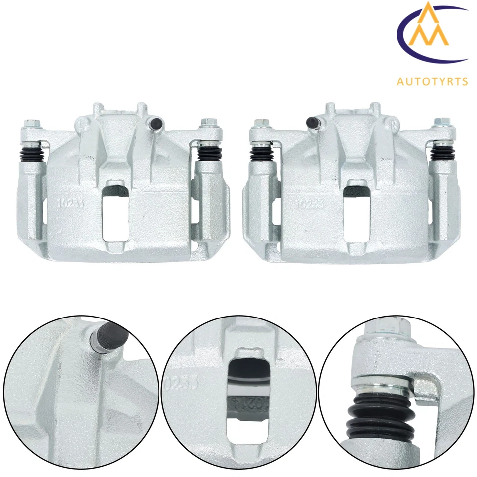 Pinza de freno delantera 2 piezas para Honda Accord 1991-97 CR-V 97-01 Odyssey 95-98 Foto 3 de 4