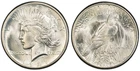 1921 $1 PCGS MS66 Peace Silver Dollar High Relief 58449078