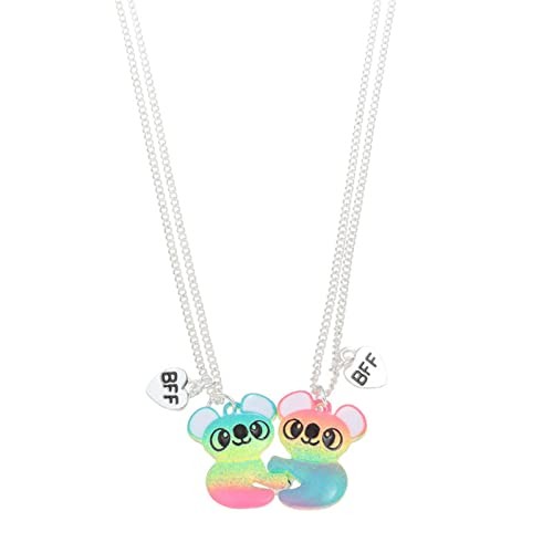 Friends Magnetic Half Heart Pendant Necklace 2Pcs/Set Charm BFF Friendship
