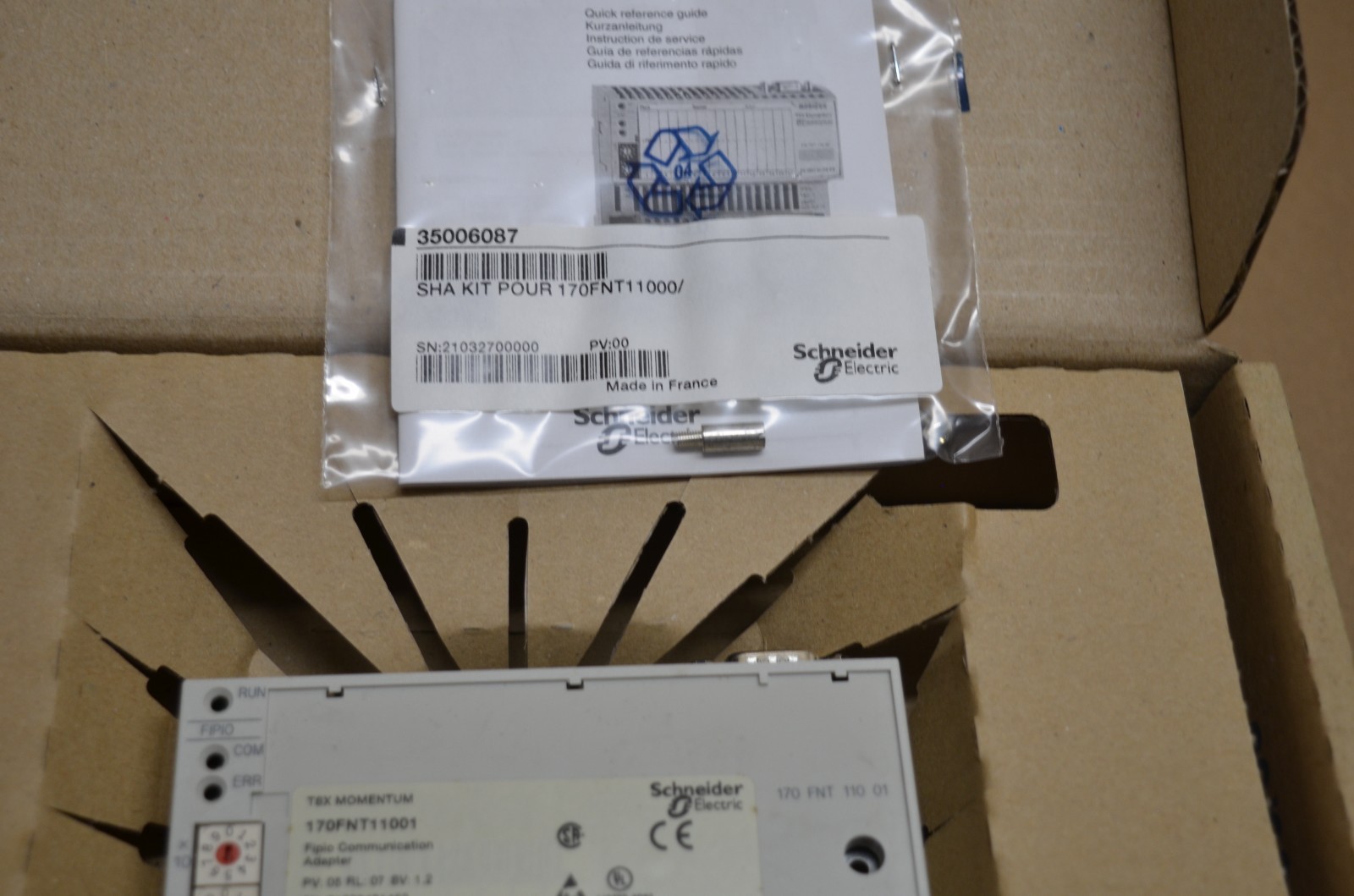 TELEMECANIQUE SCHNEIDER 170FNT11001 Module FipIO interface de communication - 3