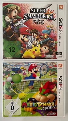 Nintendo 3DS Spiele Paket Super Smash Bros + Mario Tennis Open
