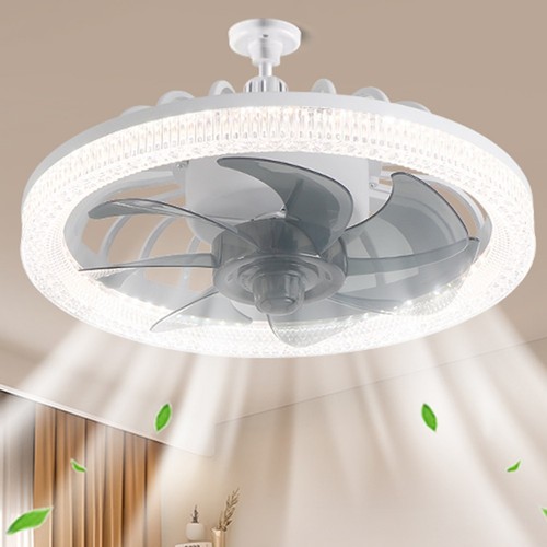 Flacher Design Deckenventilator mit Beleuchtung und kabelloser Fernbedienung - Photo 11/14