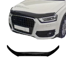 Front Bug Shield Hood Deflector Guard for Audi Q3 / Q3 Quattro 2013-2018 Black