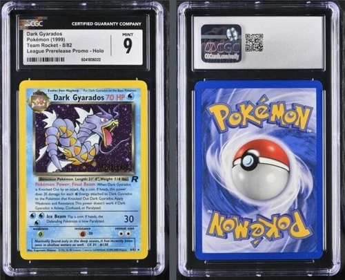CGC 9 MINT Dark Gyarados Team Rocket 8/82 Holo Prerelease Promo Pokemon Card 022