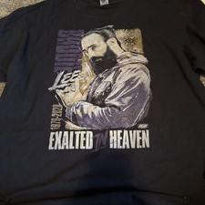 AEW 2020 Brodie Lee Exalted in Heaven Memorial Black T-Shirt Men’s Size XL