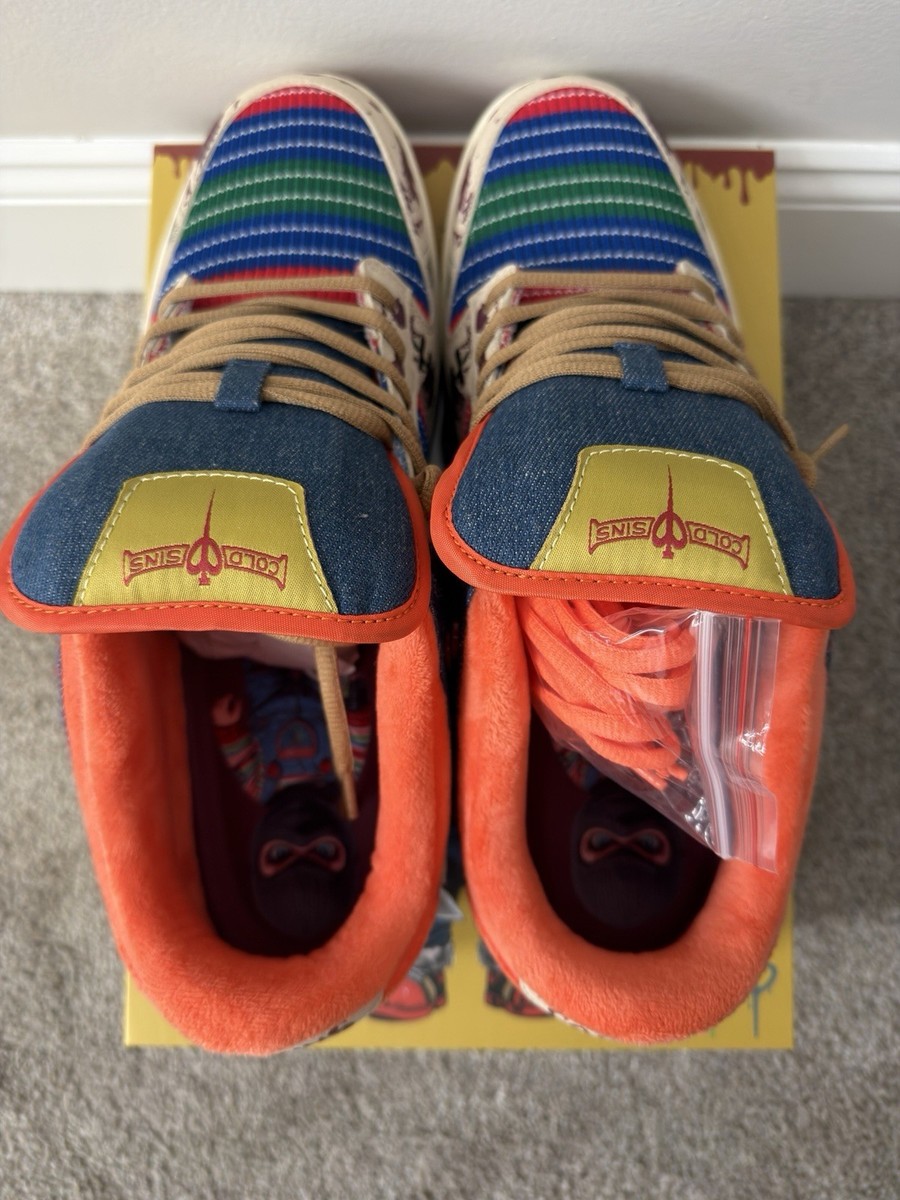 Size 14 - ColdSins 'Chucky The Slayer' Custom Jordan 1 Low READY