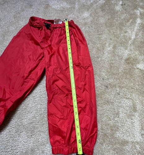 Vintage Patagonia Kids Red Nylon Pants 4/5 - Picture 4 of 6