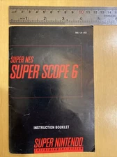 Super Scope 6 Instruction Booklet for Super Nintendo SNES Video Gaming