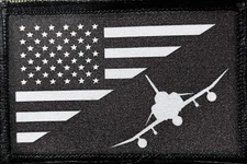F4 Phantom / USA Flag Morale Patch Jolly Rogers Top Gun