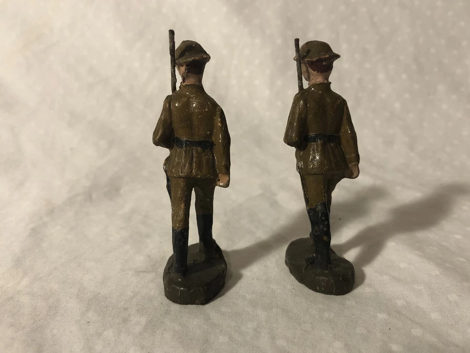 Par de soldados británicos Elastolin Composition H-42 Foto 3 de 4