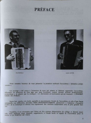 NEUF METHODE JAUNE D'ACCORDEON CLAVIER BOUTON ET PIANO ASTIER BASELLI - Imagen 2 de 2