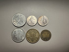 France coins Lot. Some silver and other metals coins. Total 6. (3a)