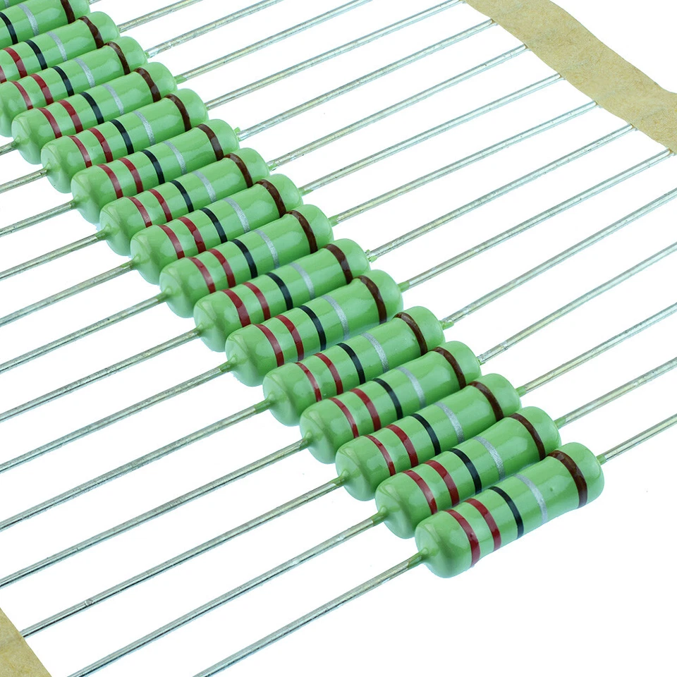 2W Power Metal Film Resistor 1% Tolerance 1 Ohm - 1M Ohm