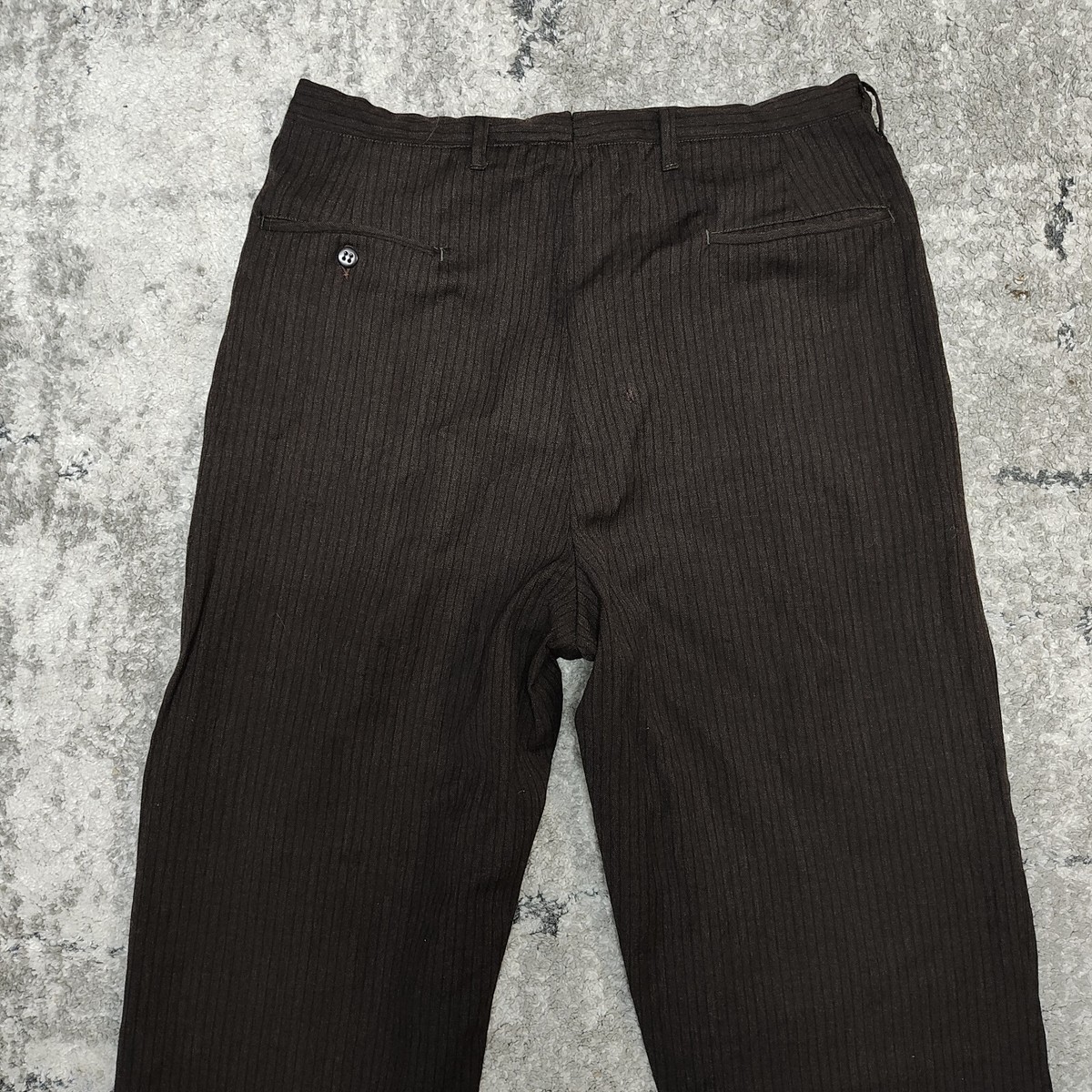 Vintage 40s 50s Tweed Stripped Work Wear Trouser Pants Vintage 40s 50s Tweed Stripped Work Wear Trouser Pants