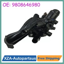 Cooling System Thermostat Hosing Water Flange For Peugeot 208 308 3008 1.4 VTi