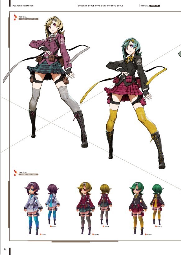 Shirow Miwa 7th Dragon III code:VFD Visual Collection (Art