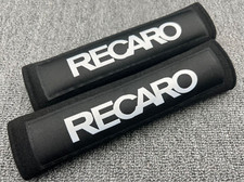 Jdm Recaro Black Racing Embroidery Comfort Shoulder Seat Belt Pad Jdm Recaro Black Racing Embroidery Comfort Shoulder Seat Belt Pad