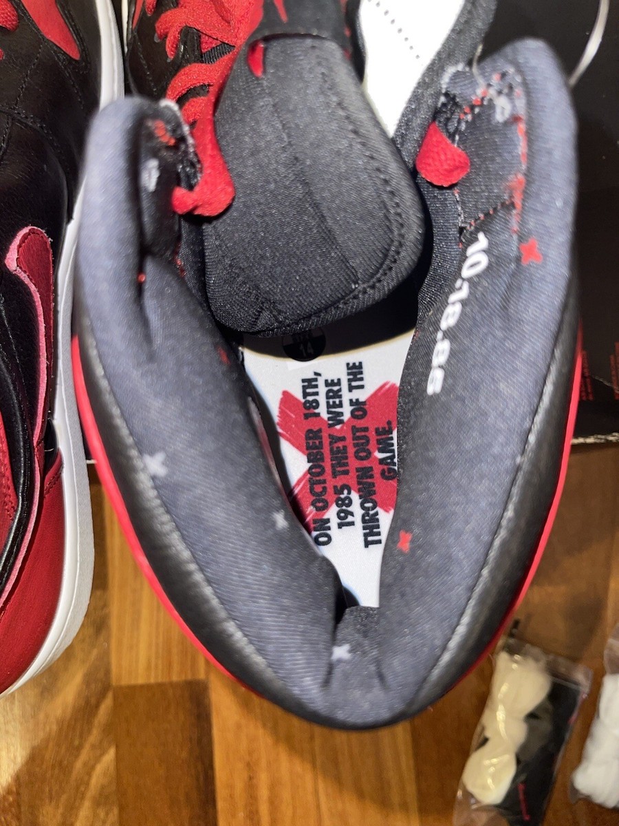 Air Jordan 1 Retro High Bred Banned 2011 Sz 14 | eBay Air Jordan 1 Retro High Bred Banned 2011 Sz 14 | eBay