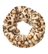 Cejon Women’s Leopard Print Cowl Loop Scarf ( Brown)