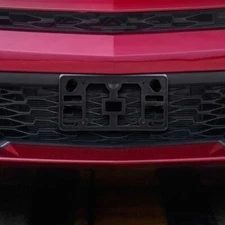 Front Bumper License Plate Bracket Tag Holder Frame For Chevrolet Camaro 2017-24
