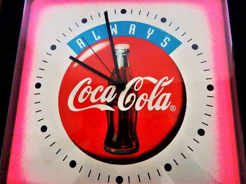 Coca Cola Advertising Store Kitchen Wall Clock Battery Works Burwood Products - Picture 5 of 12