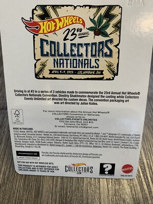 ホットウィール HotWheels Nationals Convention 2023 Hot Wheels 23rd Nationals Convention Matching # set