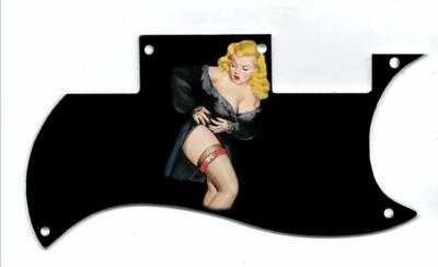 Pickguard Graphical Custom  to fit Epiphone SG Special VE Pin Up BK Negligee BK