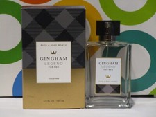 BATH  BODY WORKS  GINGHAM LEGEND COLOGNE  3.4 OZ