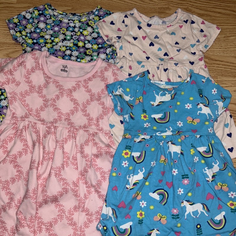 Short Sleeve Dresses Toddler Girl 18/24m