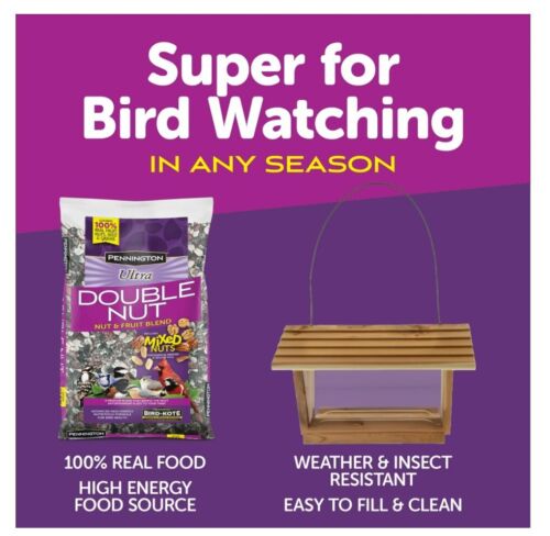 Pennington Natures Friend 3lb Capacity Wild Bird Starter Kit with Bird Feeder - Picture 2 of 6