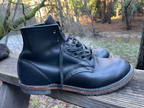 Black Beckman Featherstone Leather Boot 