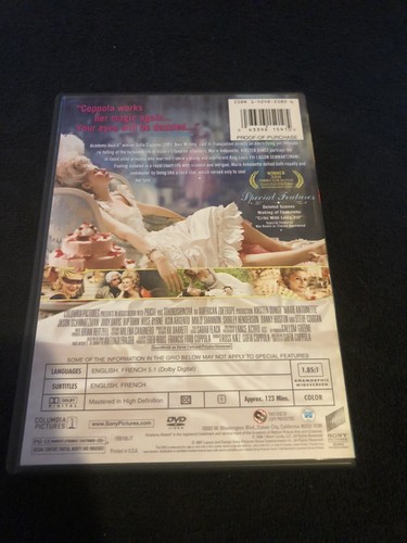 Marie Antoinette (DVD, 2006) Unsealed - Picture 2 of 5