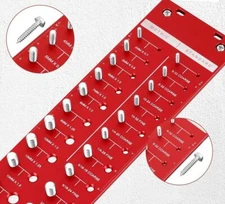 Nut and Bolt Thread Checker 28 Thread Identifier Gauge Inch Metric Screw Size US