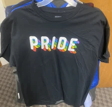 BRISCO BRANDS MEN'S BOLD PRIDE BLACK SIZE LARGE,XXL NWT