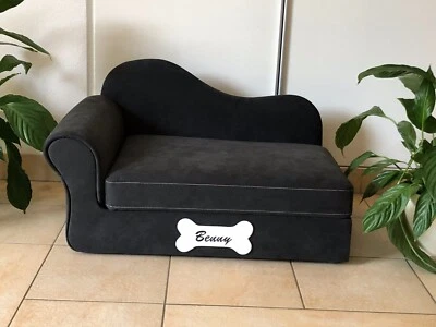 Hundesofa Individuell Personalisiert  Hundebett Hundemöbel Alcantara NEU - Bild 1 von 4