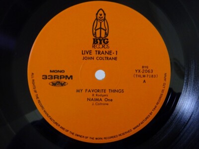 15%OFF SALE John Coltrane Live Trane BYG Records YX-2063~5 Japan
