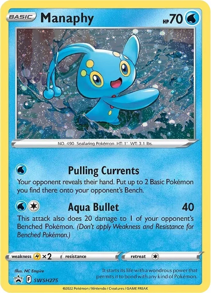 Manaphy SWSH275 SWSH: Sword & Shield Promo Cards