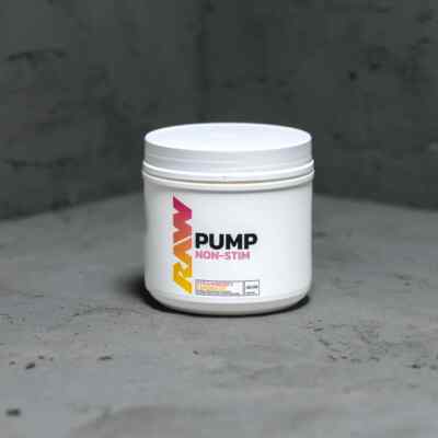 Raw Nutrition PUMP Stimulant Free Nitric Oxide Powder 30 Servings PICK FLAVOR