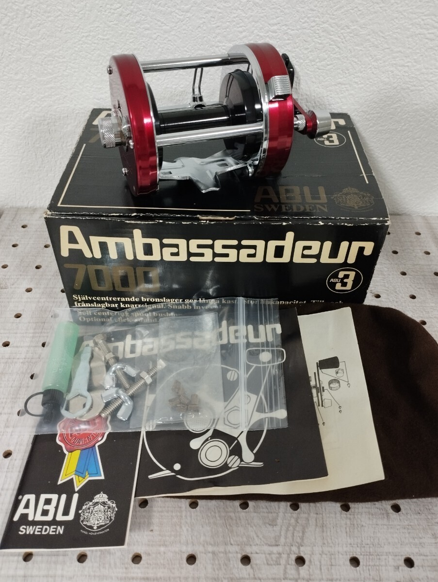 ABU Ambassador 7000 Red in good condition From Japan | eBay ABU Ambassador 7000 Red in good condition From Japan | eBay