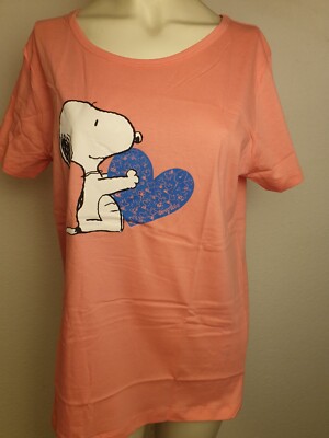 *NEW* Disney Women's The Peanuts Snoopy T-Shirt Size S M L