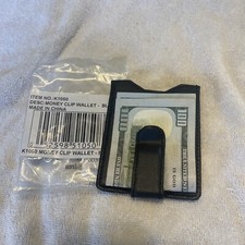 Slim Wallet for Men with Card Holder Money Clip Black
