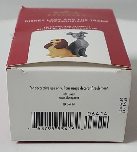 Hallmark Keepsake Disney ~Lady and The Tramp~ 65th Anniversary 2020 - Picture 11 of 13