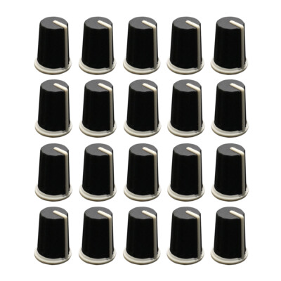 20 STÜCKE Schwarz EQ Drehknopf DAA1176 DAA1305 SCHWARZ Für Pioneer DJM800 900 20
