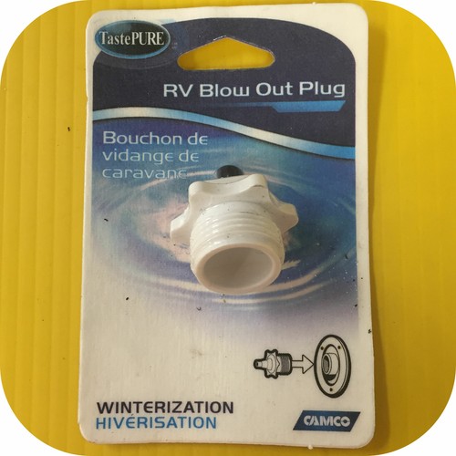 Blow Out Winterization Water to Air Plug RV Camper Travel Trailer RV