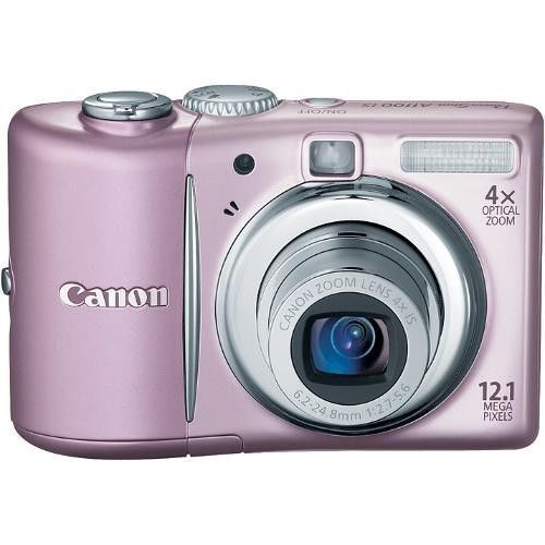 Canon PowerShot A1100 IS 12.1MP Digital Camera - Pink for Canon PowerShot A1100 IS 12.1MP Digital Camera - Pink for