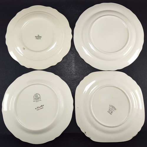 Decorative Mismatched Plate Collage Vintage Cottage Shabby Gallery Wall Set of 4 - Picture 13 of 15