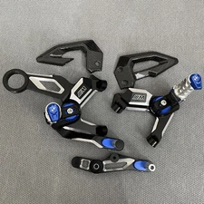 FOR BMW M1000R S1000R 23-24 Adjustable Racing Rear Set Rearset Footpeg Footrest 